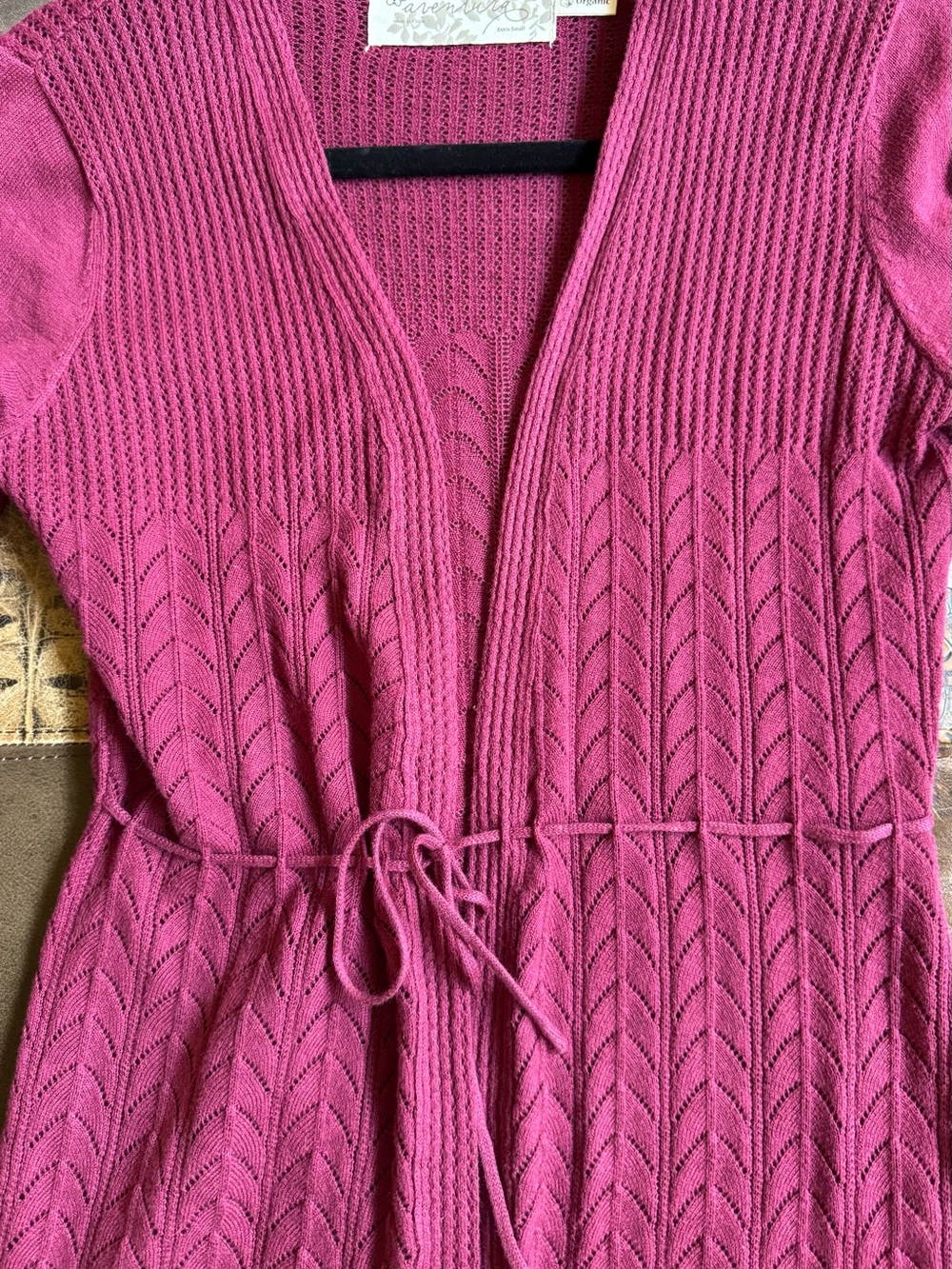 Aventura Knit Cardigan - Raspberry Pink